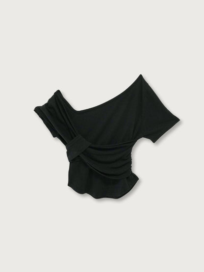 twist crop tee