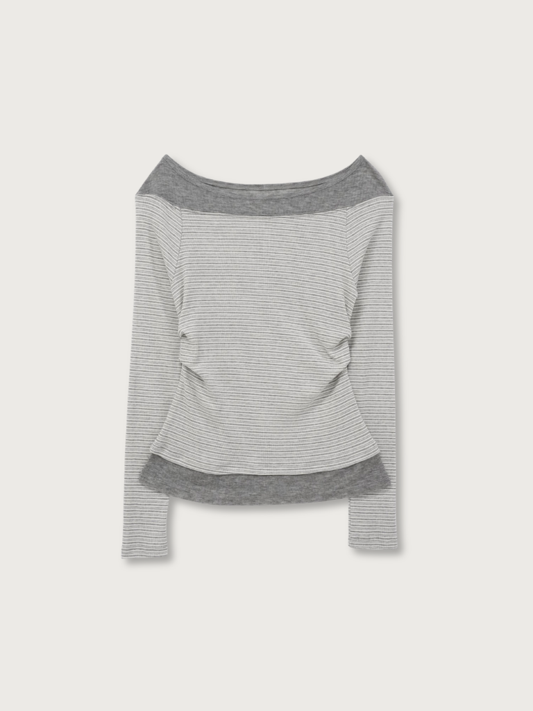 layered stripe top