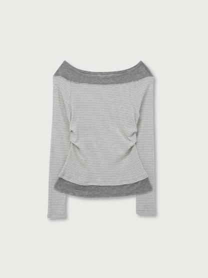 layered stripe top