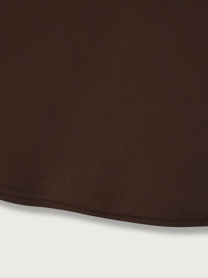 color satin skirt