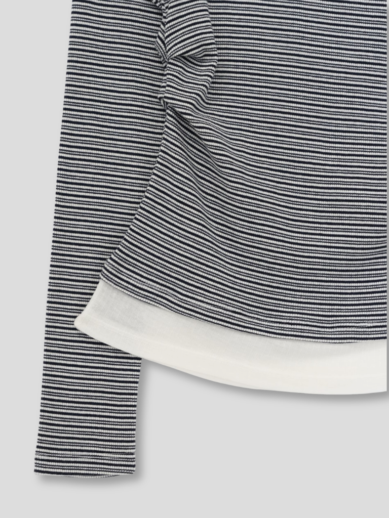 layered stripe top