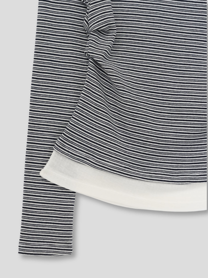 layered stripe top
