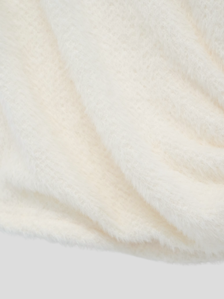 drape knit blouse