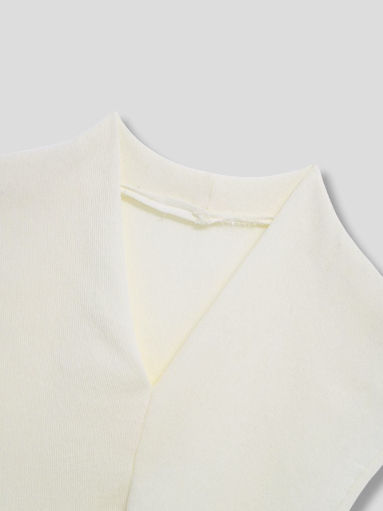 v warp knit top
