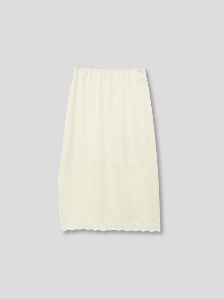 lace midi skirt