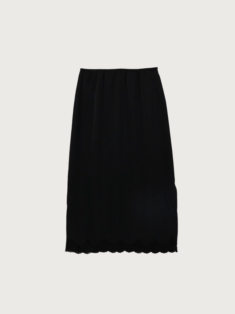 lace midi skirt