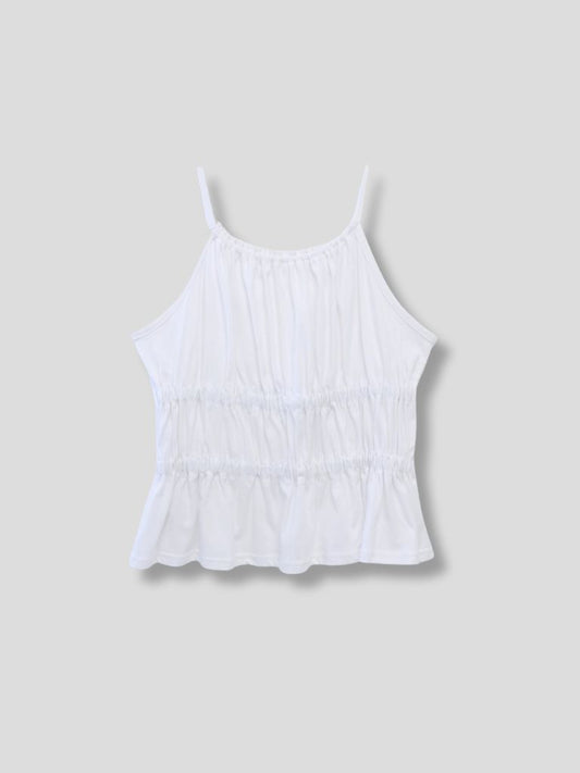 shirring cami tops
