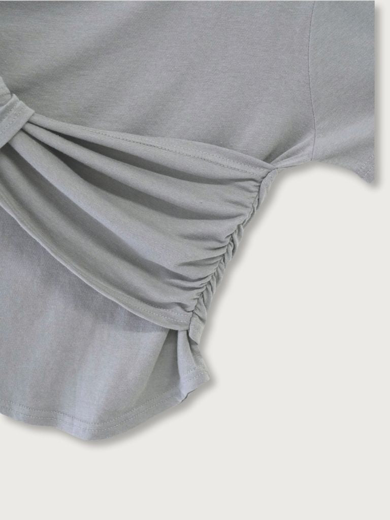 twist crop tee