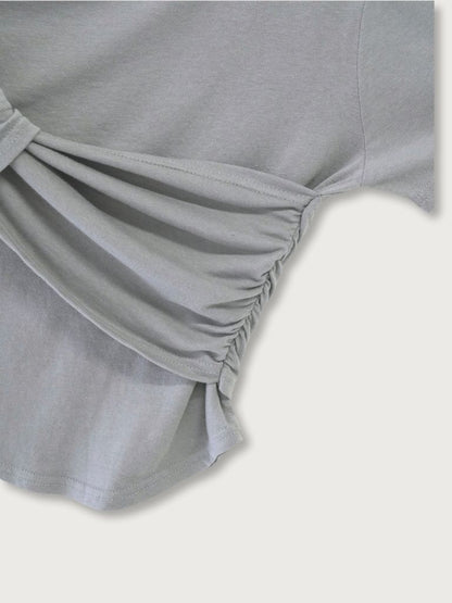 twist crop tee