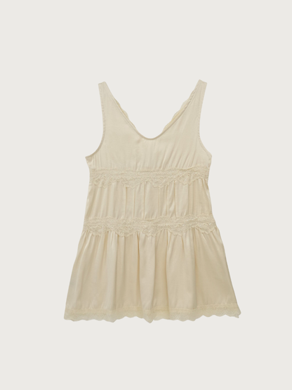 lace sleeveless tunic