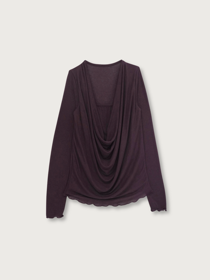 cowl drape top