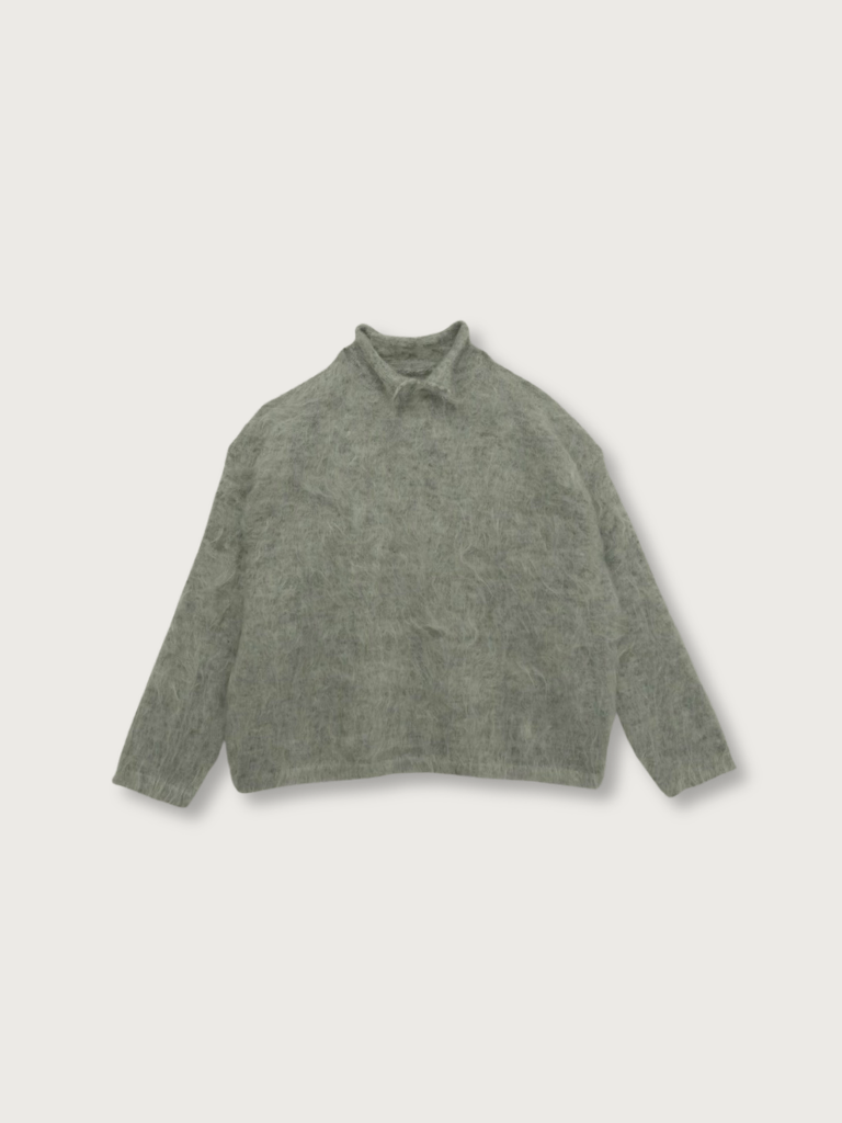 fuzzy knit top