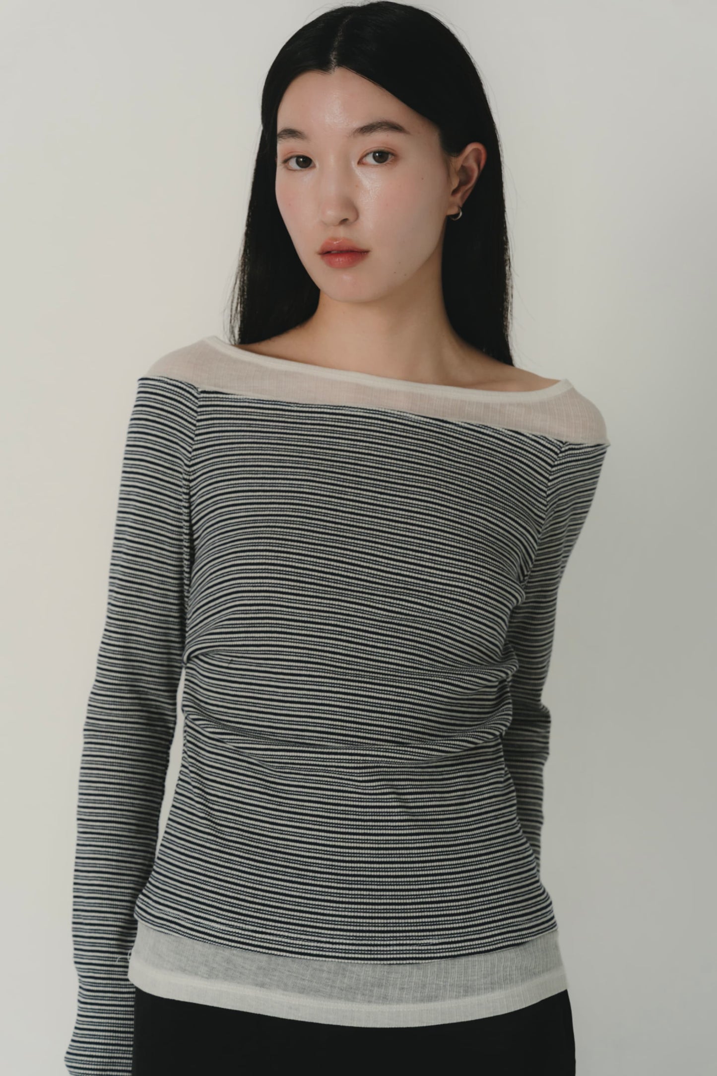 layered stripe top