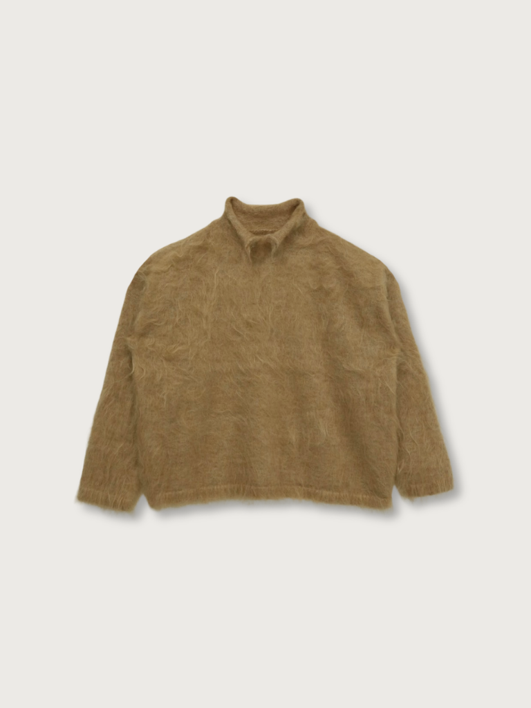 fuzzy knit top