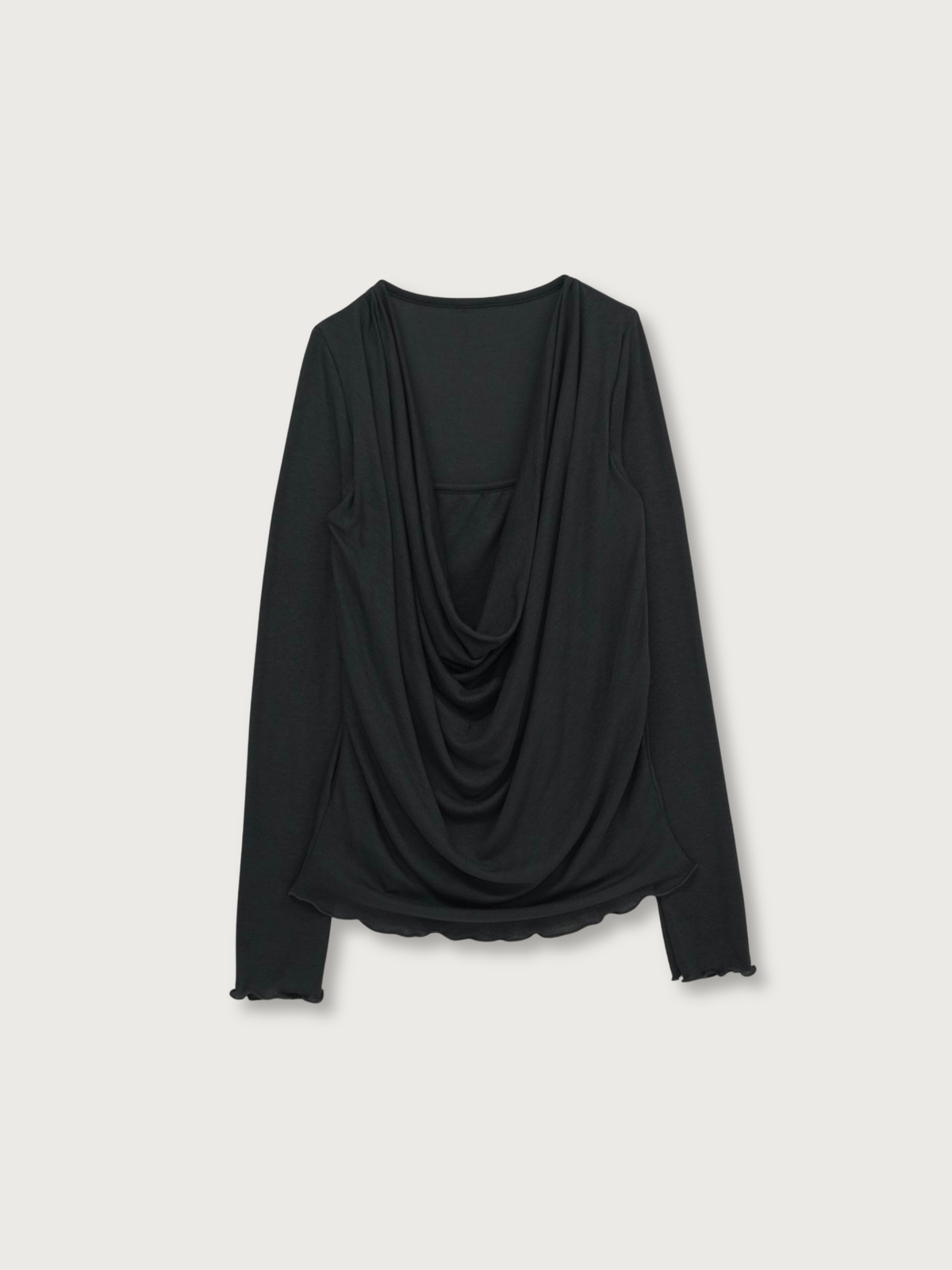 cowl drape top