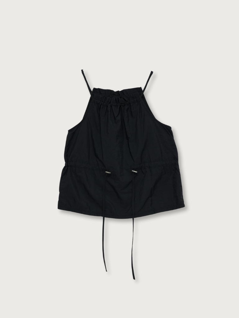 shirring nylon camisole tops