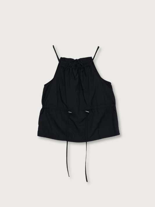 shirring nylon camisole tops
