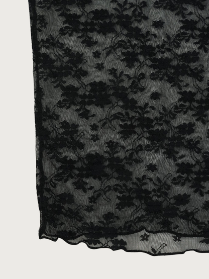 【先行予約販売】sheer lace tank