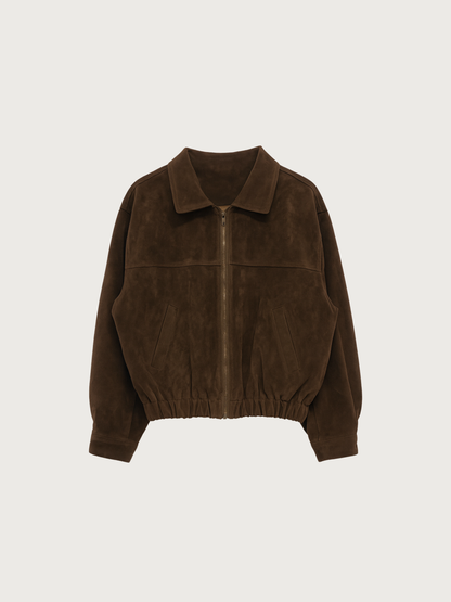 suede blouson