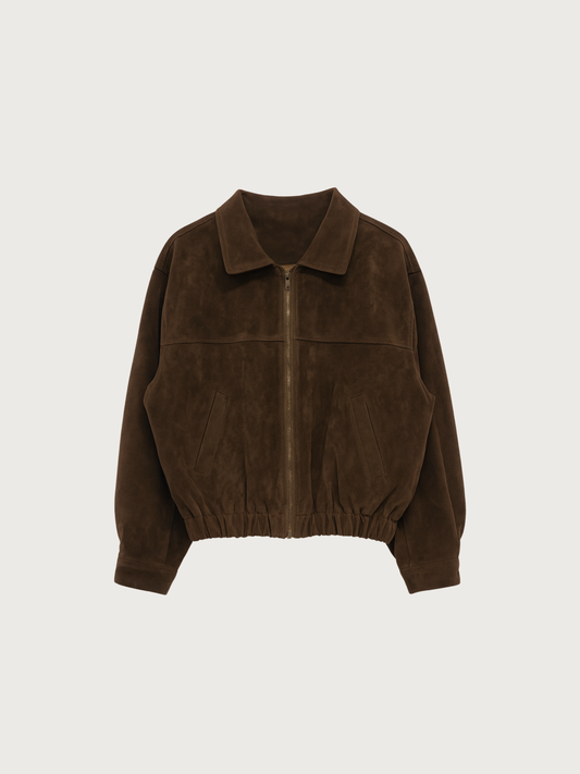 suede blouson