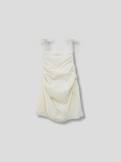 string shoulder wrinkle tops