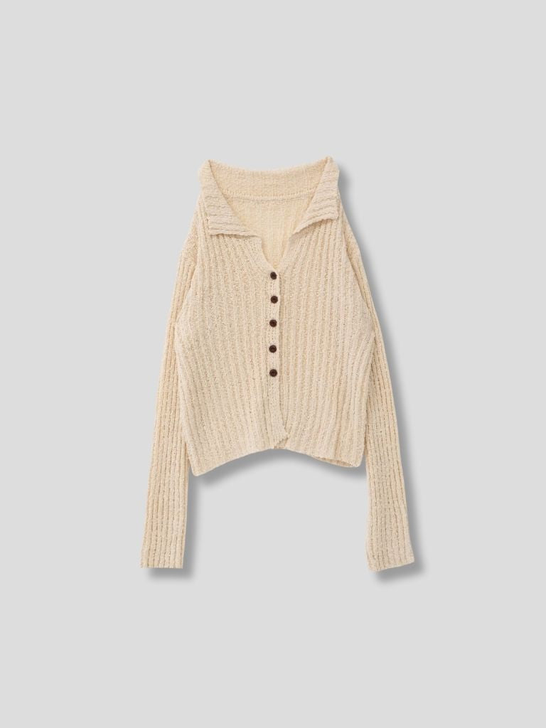 chunky knit cardigan