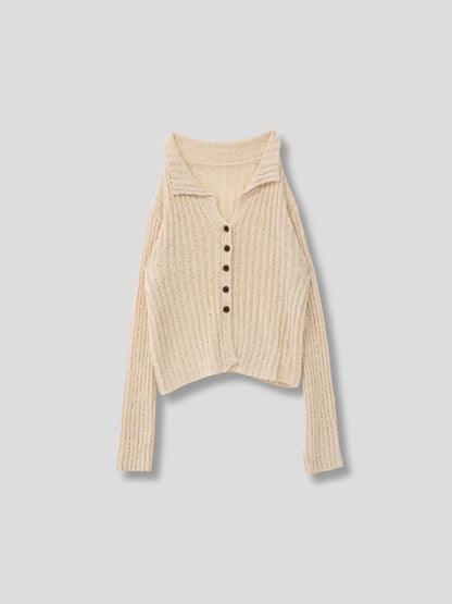 chunky knit cardigan