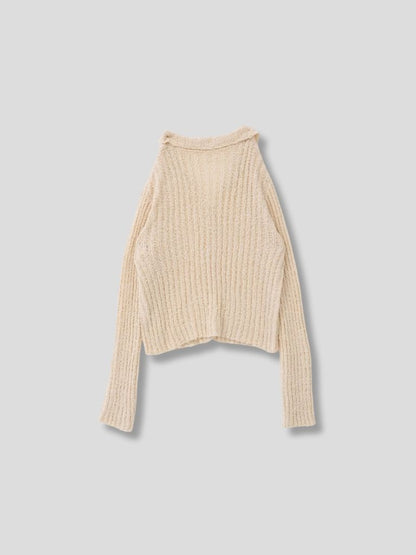 chunky knit cardigan