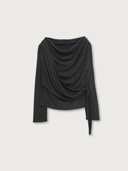 wrap knit tops