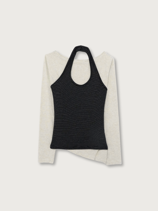 border halter neck top