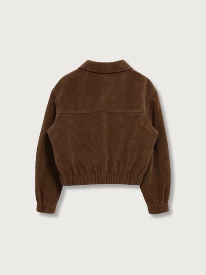 suede blouson