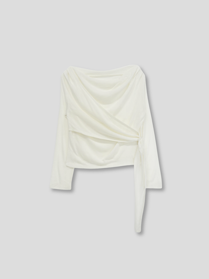 wrap knit tops