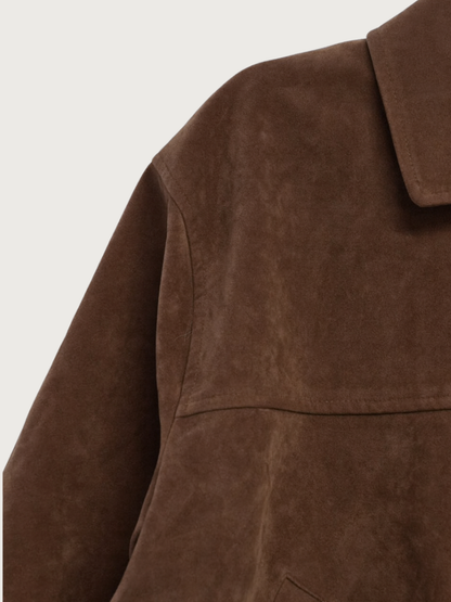 suede blouson