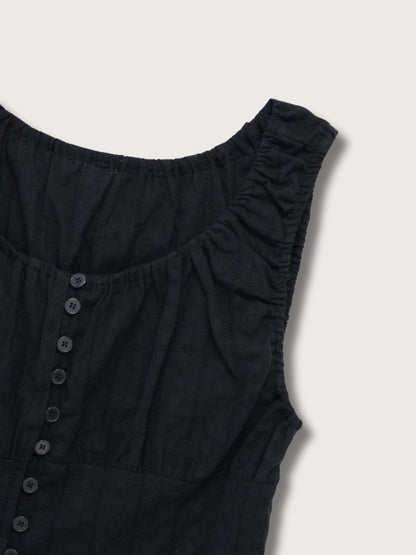 shirring summer blouse
