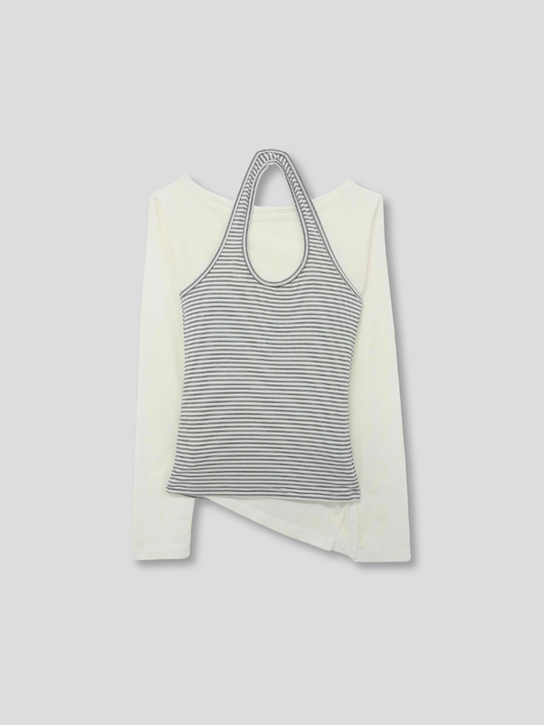 border halter neck top