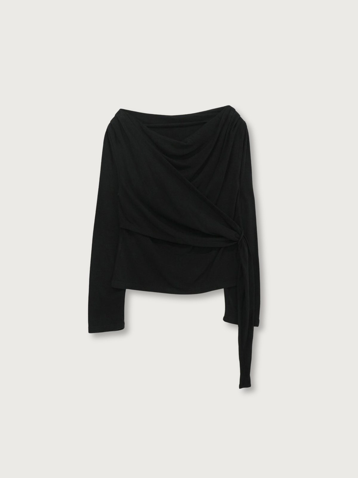 wrap knit tops