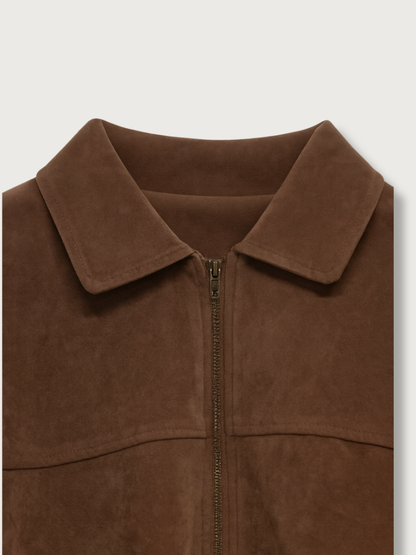suede blouson