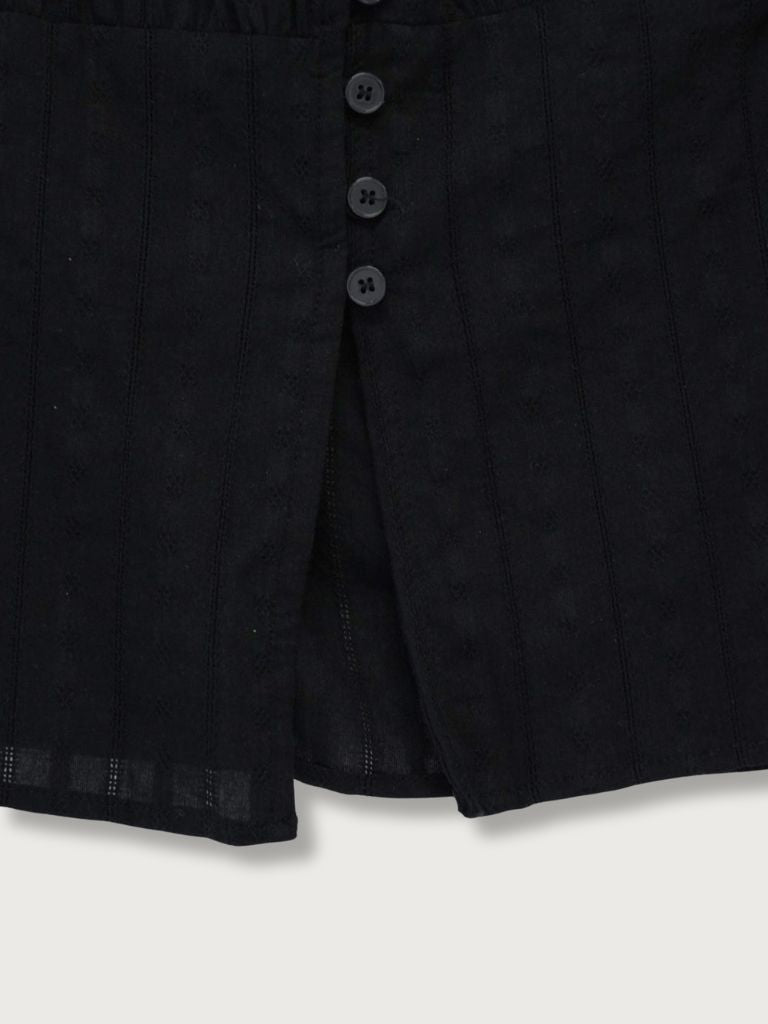 shirring summer blouse
