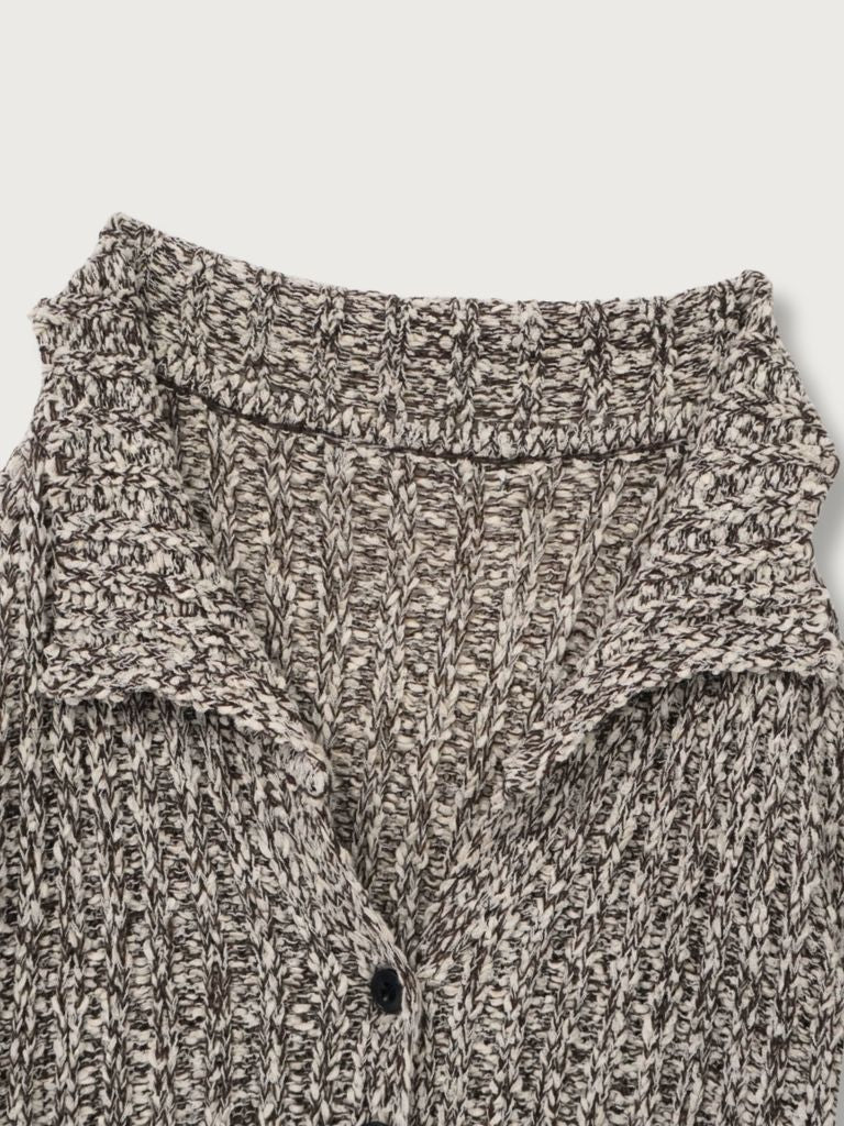 chunky knit cardigan