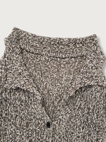 chunky knit cardigan