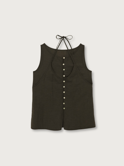 sleeveless halter blouse