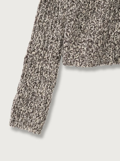 chunky knit cardigan
