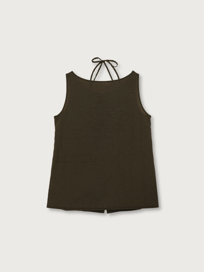 sleeveless halter blouse