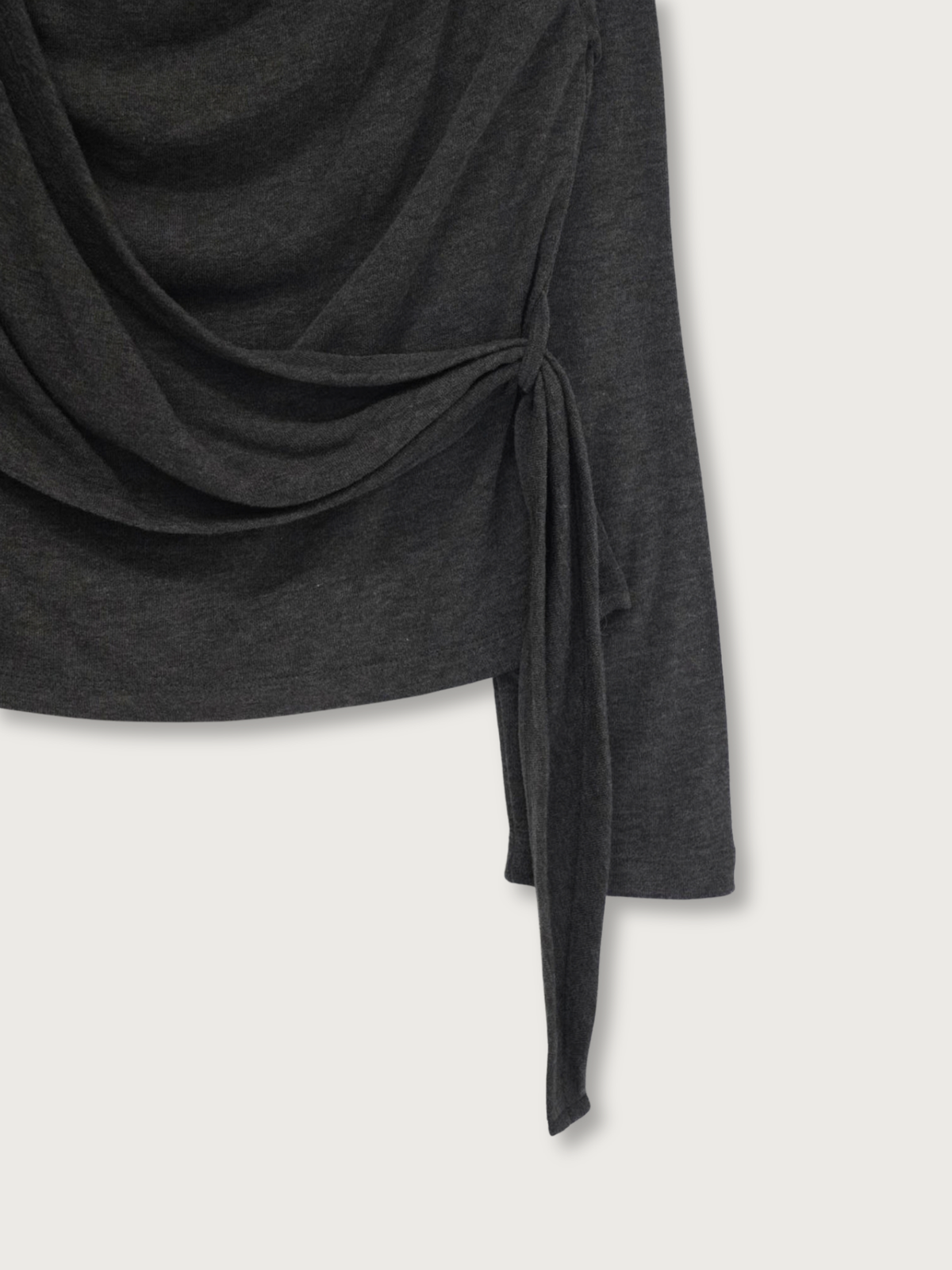 wrap knit tops