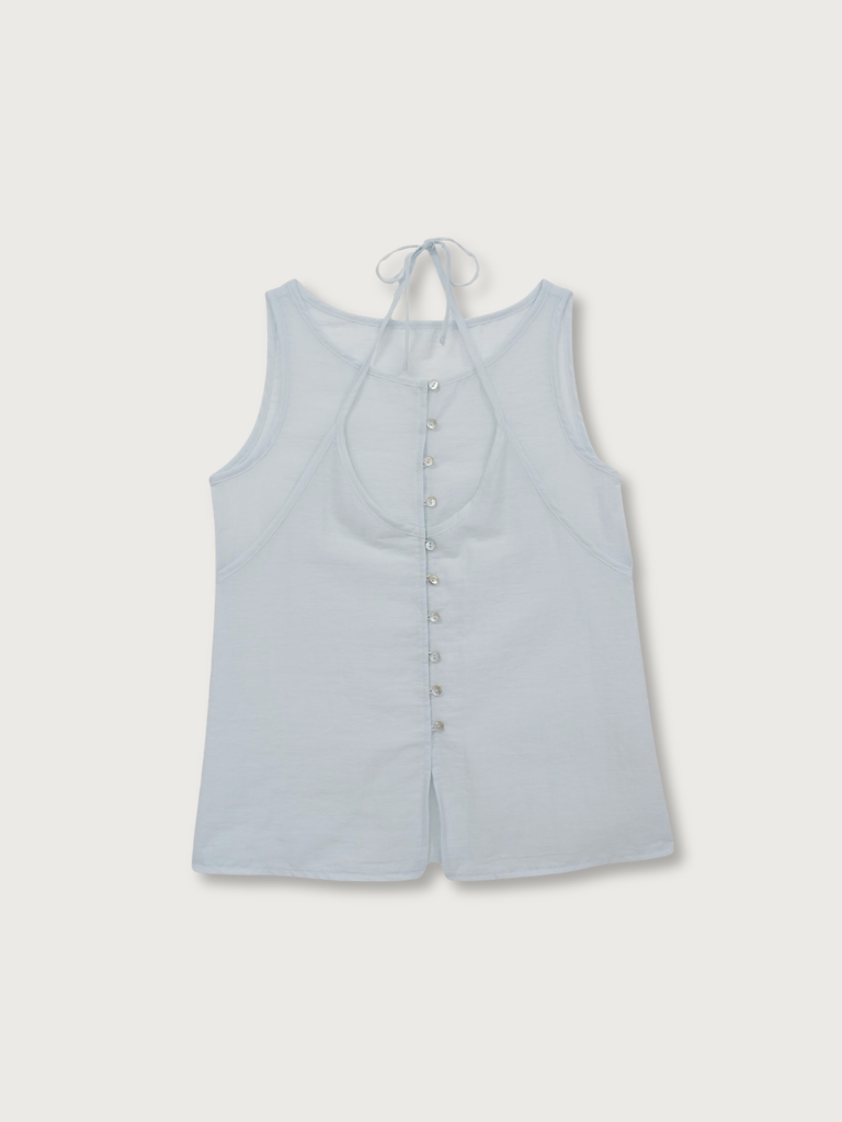 sleeveless halter blouse