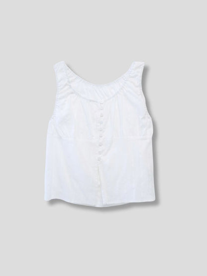 shirring summer blouse