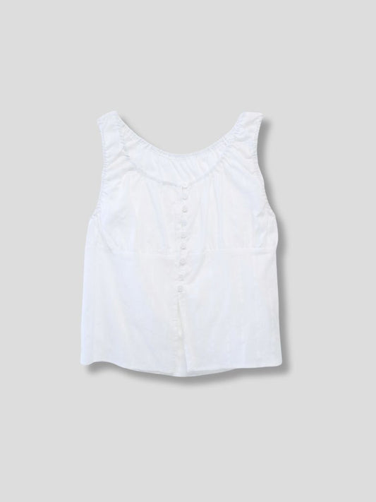 shirring summer blouse