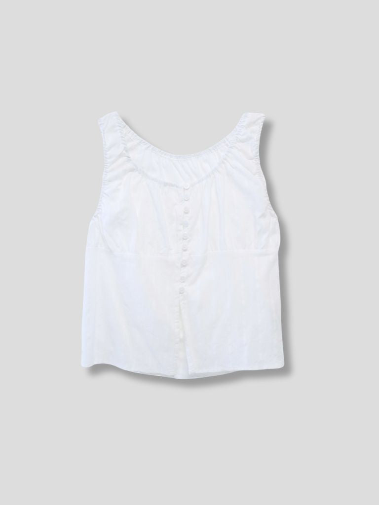 shirring summer blouse