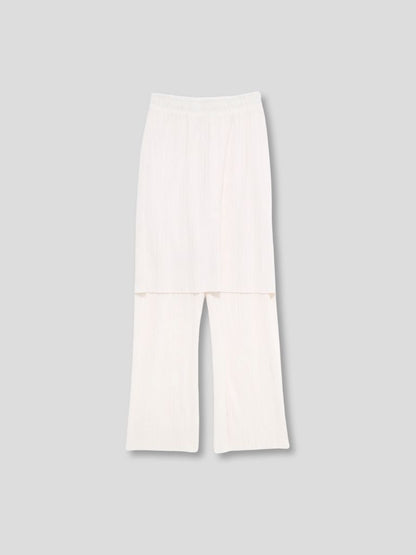 pleats skirt & pants