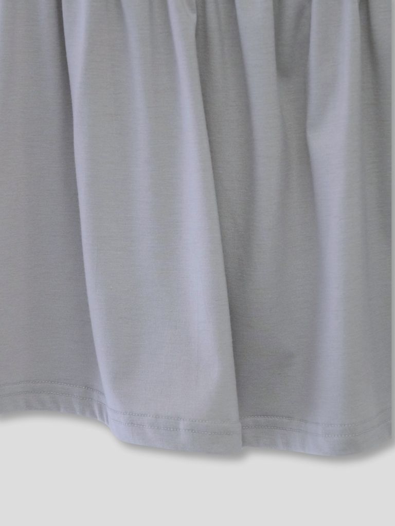 half shoulder gather tops